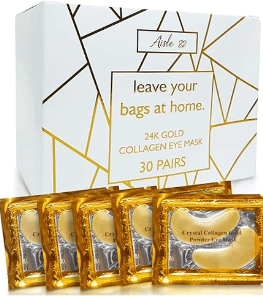 24k Gold undereye patches for women
