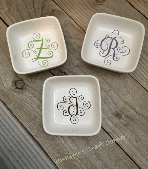 Personalized jewelry dish