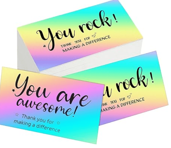 Appreciation cards