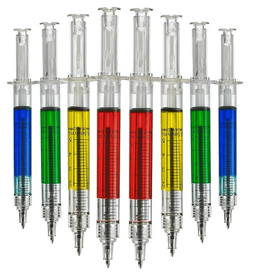 Multi-color syringe pens