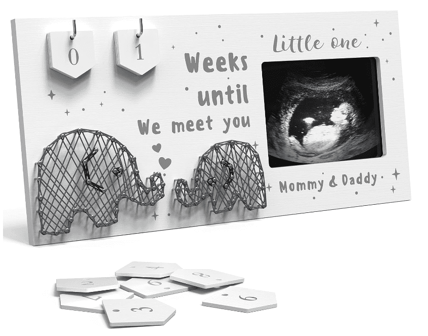 Baby sonogram picture frame