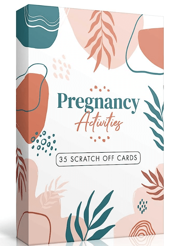 Pregnant activities scratch-off cards