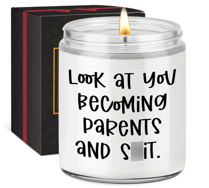 New parents to be candle