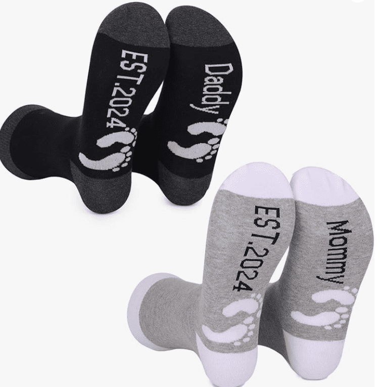 Daddy and mommy socks