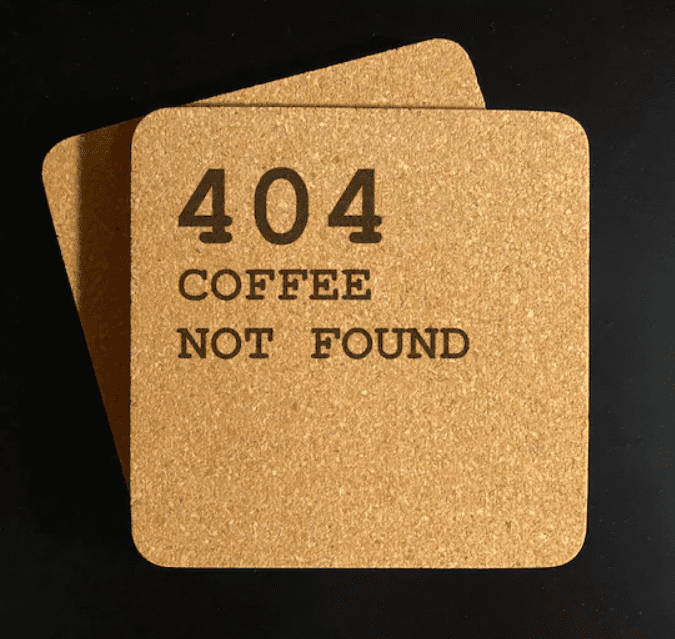 Coffee lover coasters