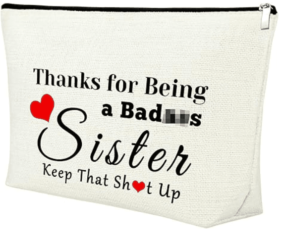 Funny make-up bag