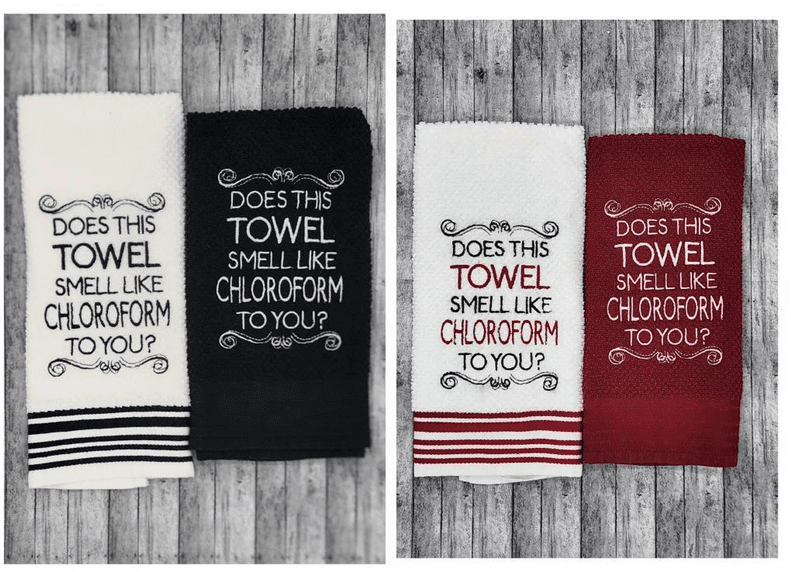 Creepy and funny towel