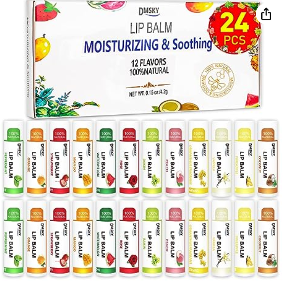 Lip balm with vitamin E and coconut oil