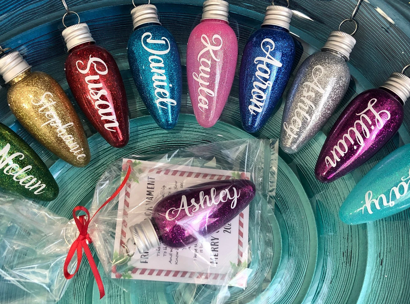 Light of true friendship ornament