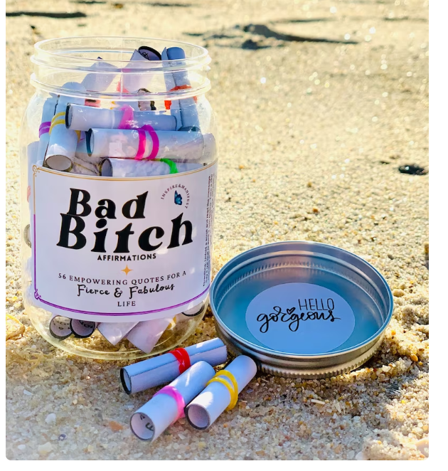 Bad bitch affirmation jar